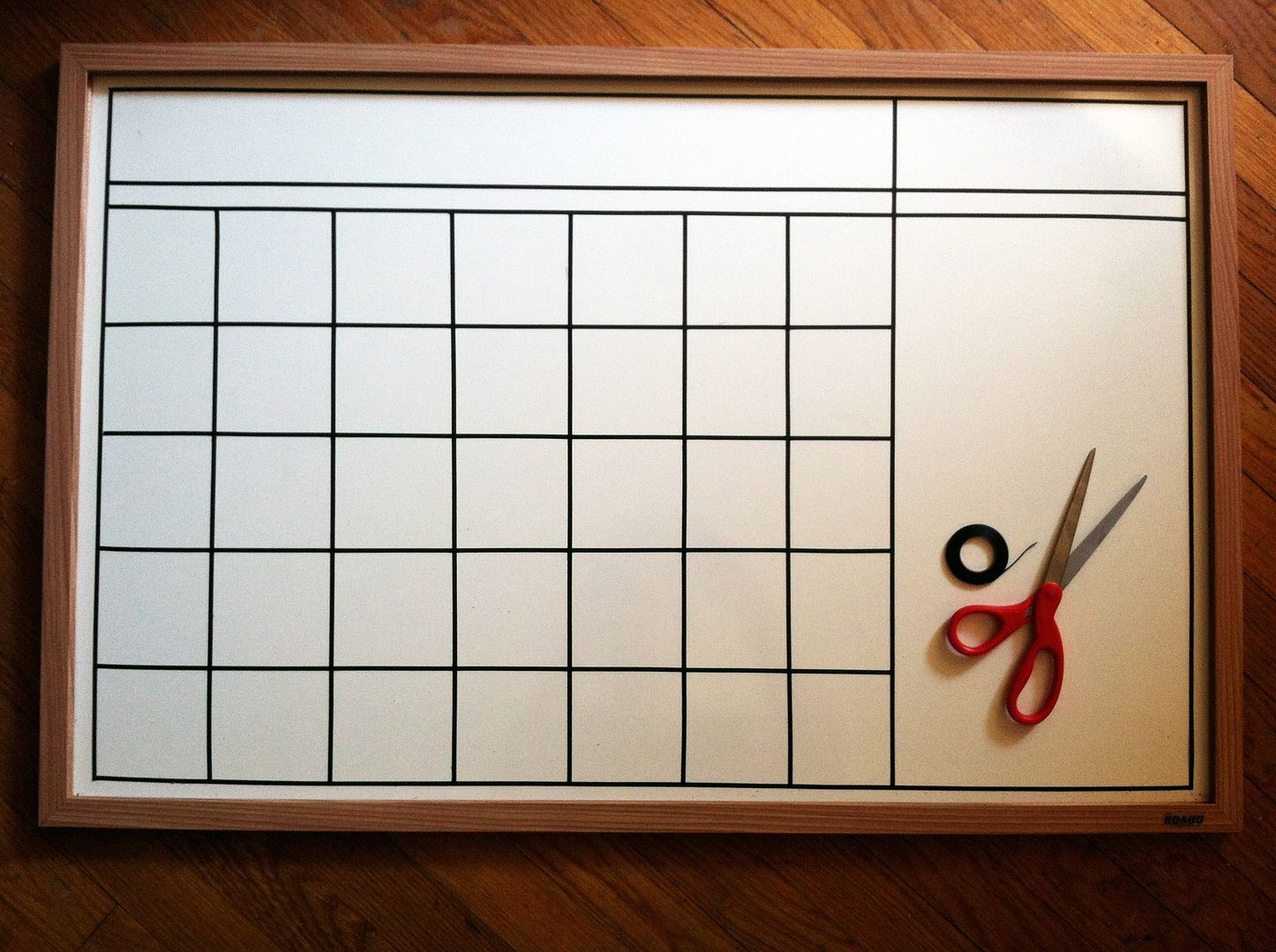 DIY Whiteboard Calendar Girl Room Design Ideas